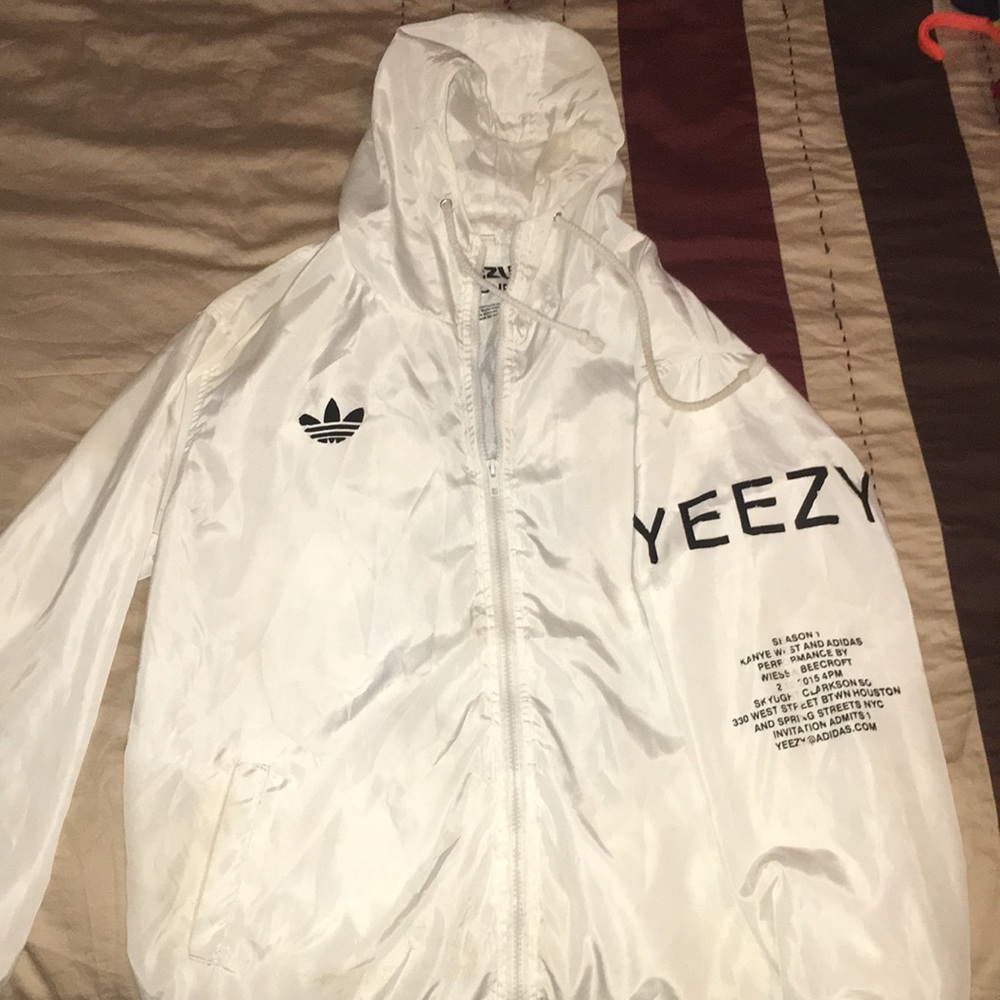 Yeezy tour zip up wind breaker